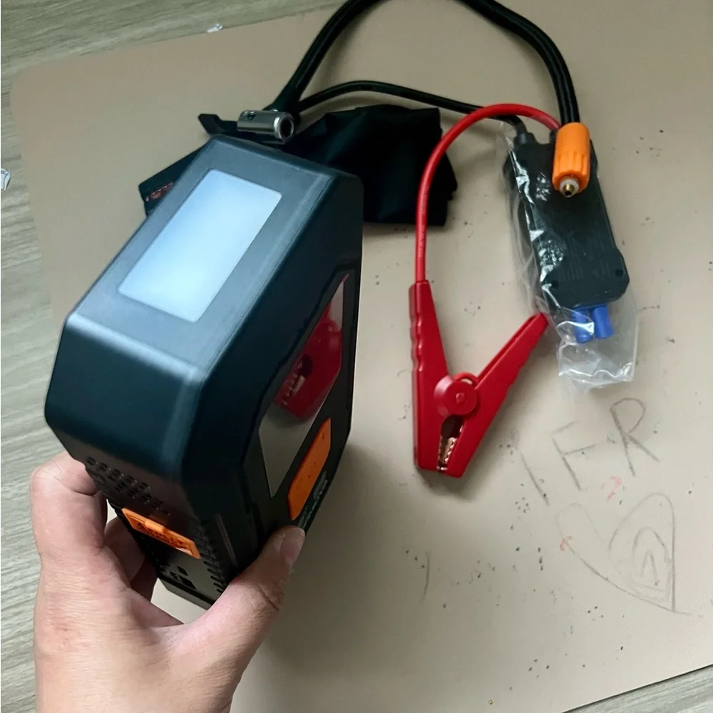Black Portable Jump Starter 7000A